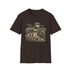 Schnauzer on a Stone Wall Dog T-Shirt