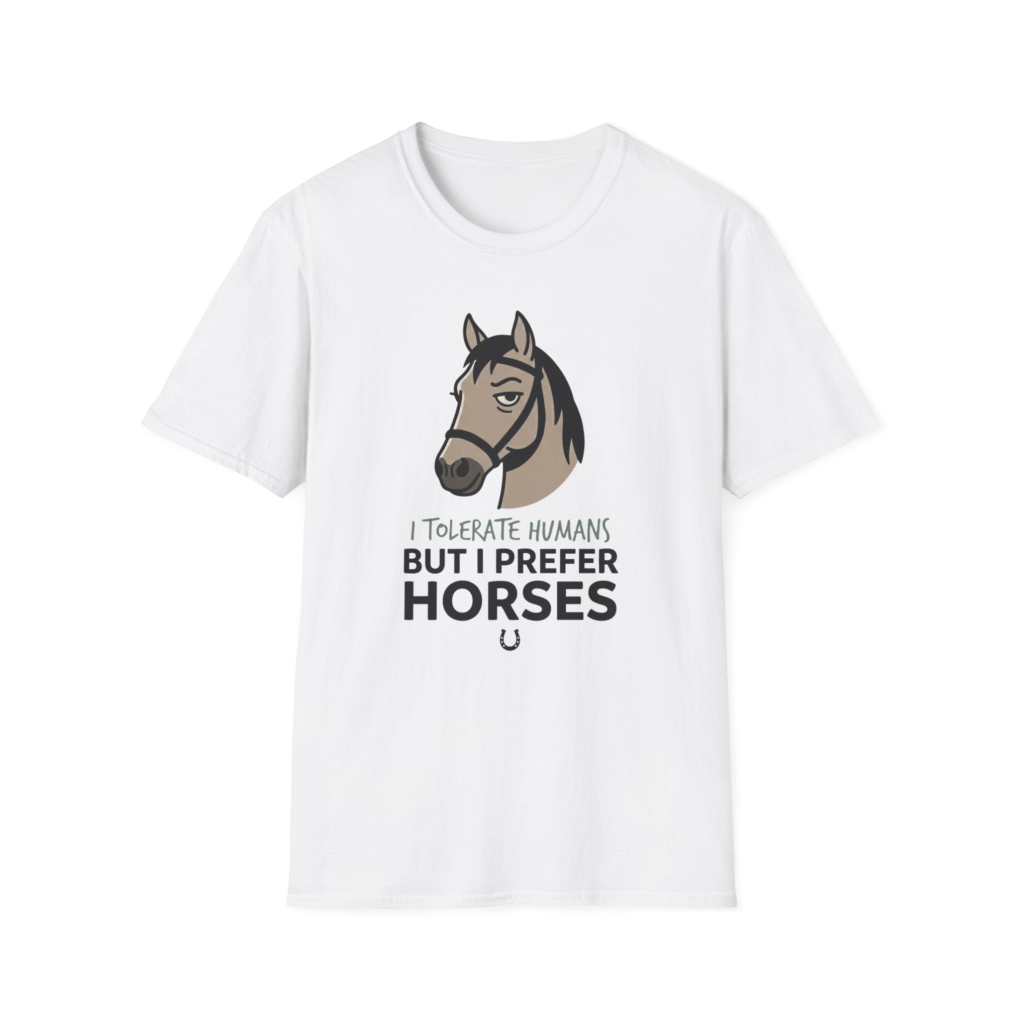 I Prefer Horses T-Shrit