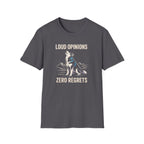 Loud Opinions Husky Dog T-Shirt