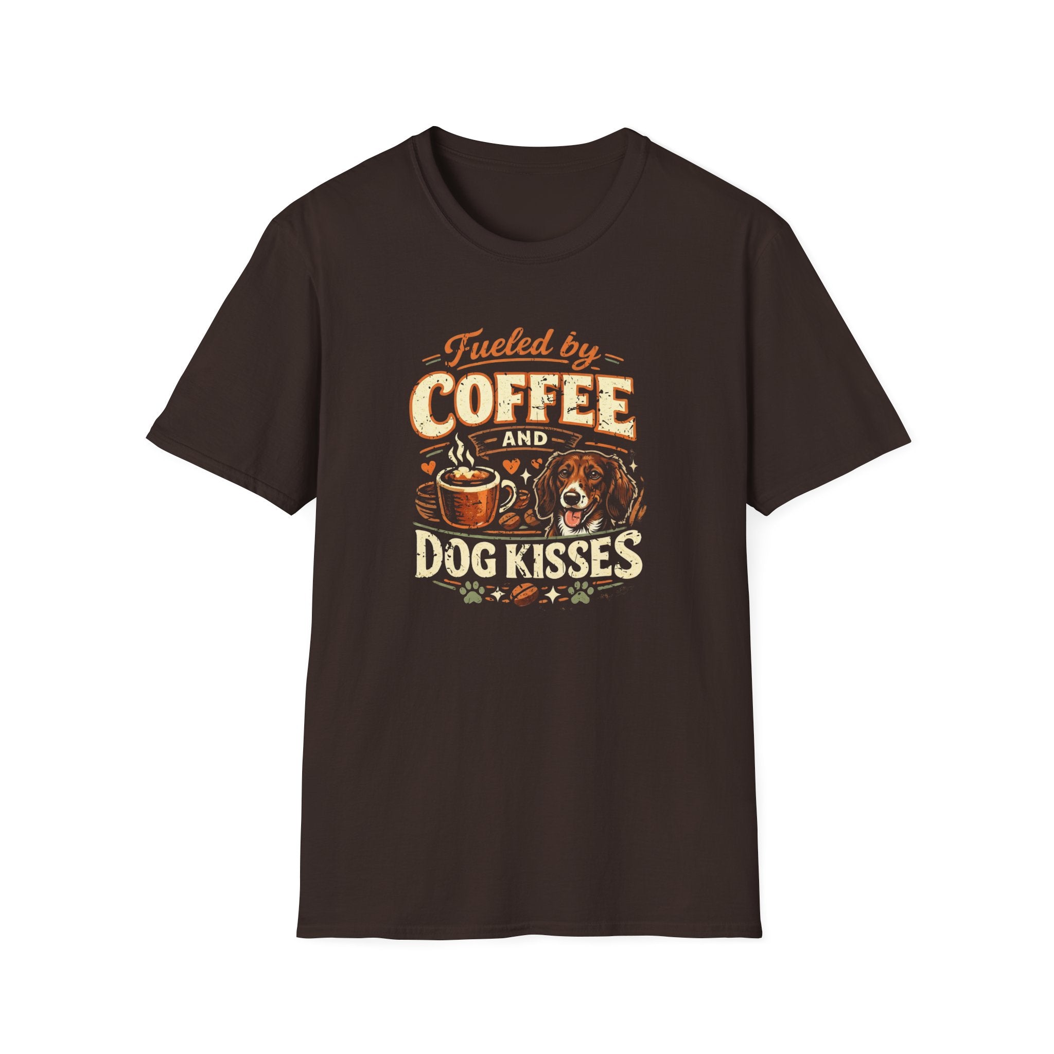 Coffee Kiss Dachshund Dog T-Shirt