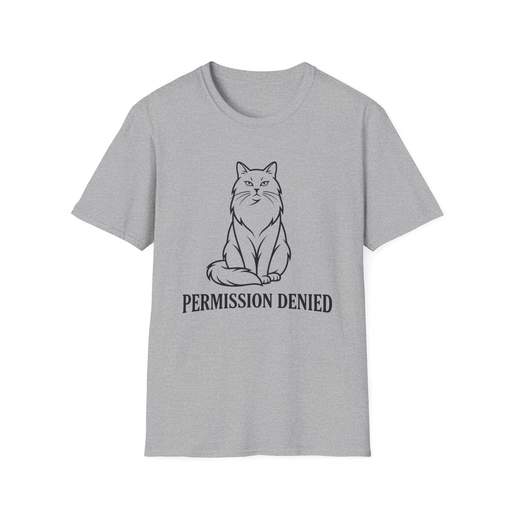 Permission Denied Cat T-Shirt