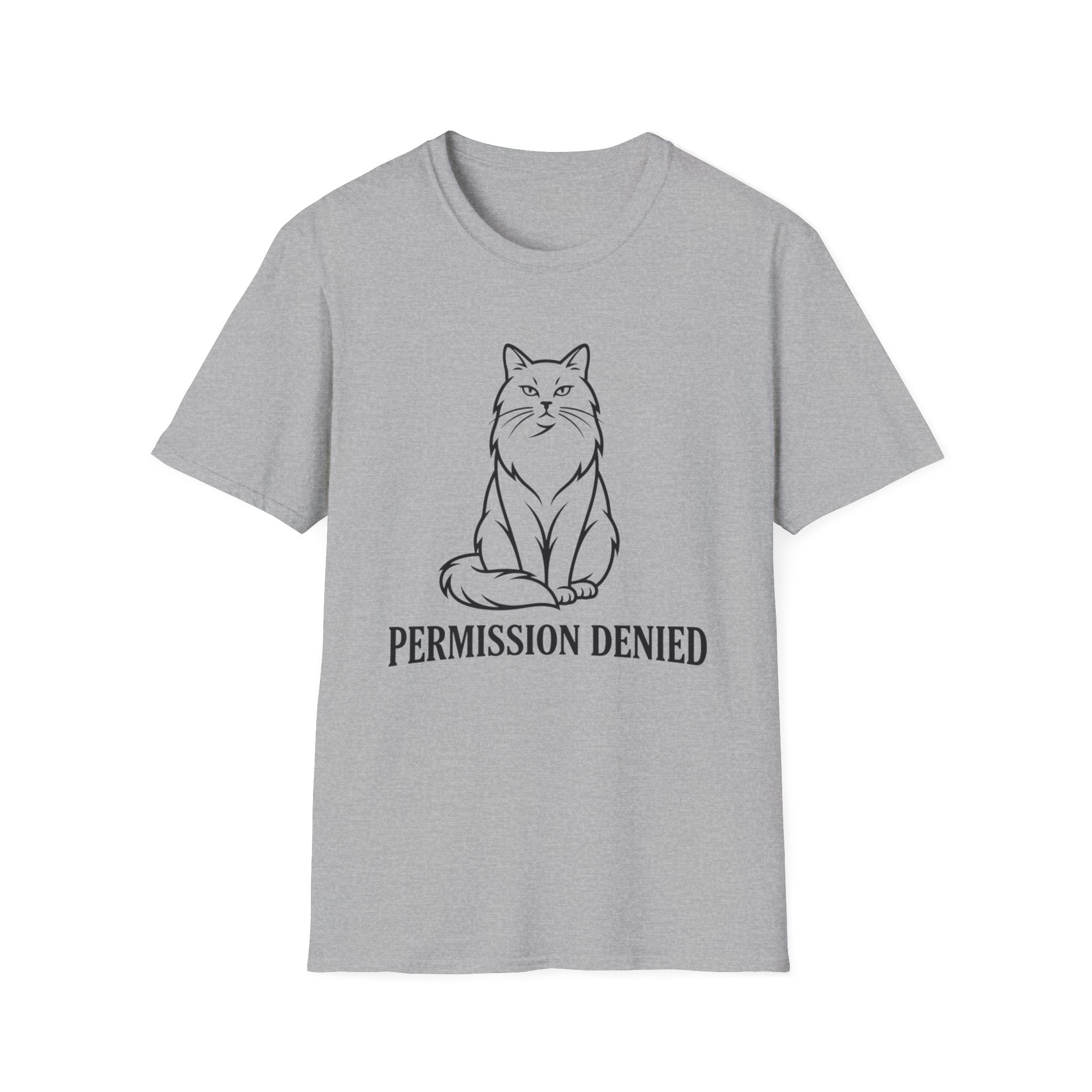 Permission Denied Cat T-Shirt