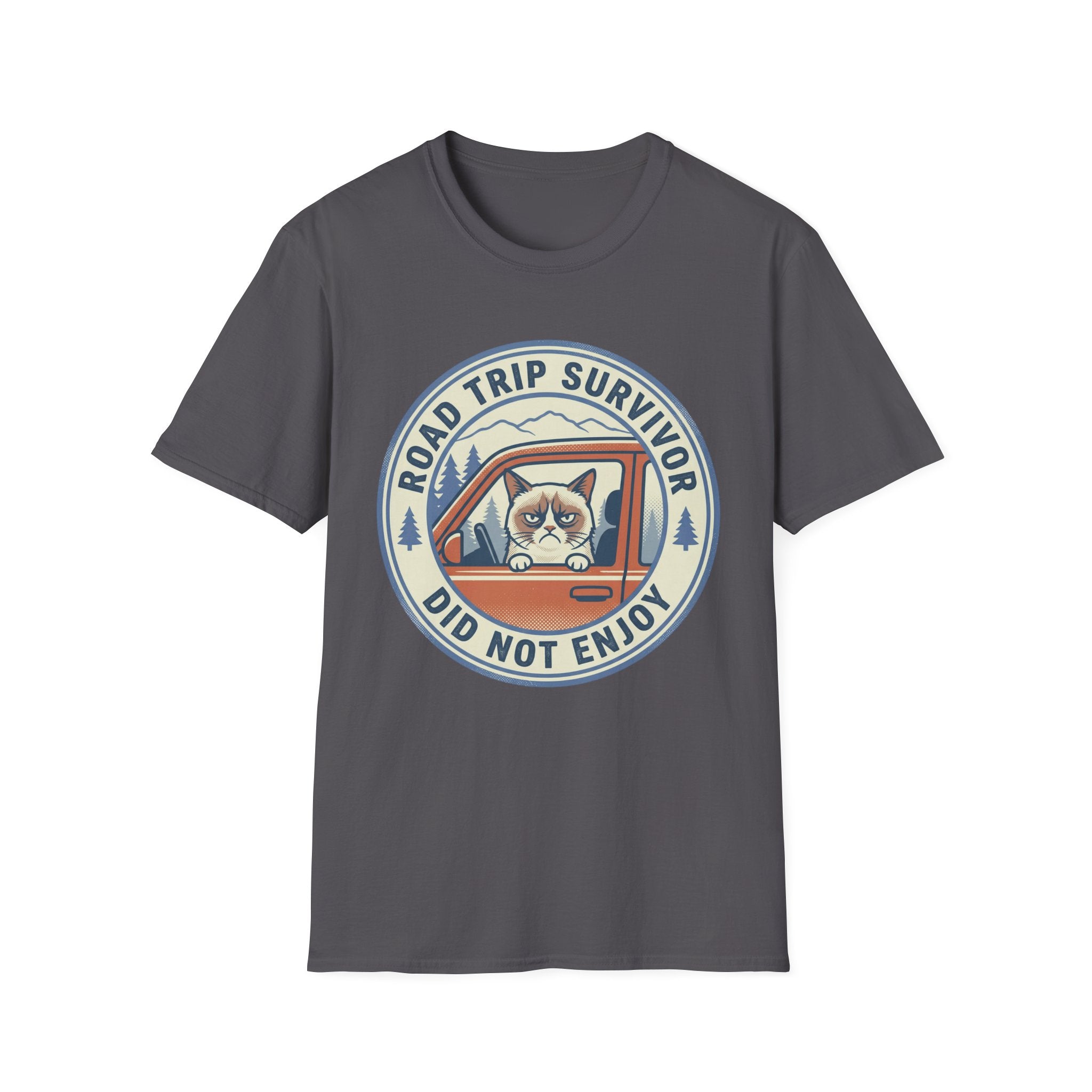Road Trip Survivor Cat T-Shirt