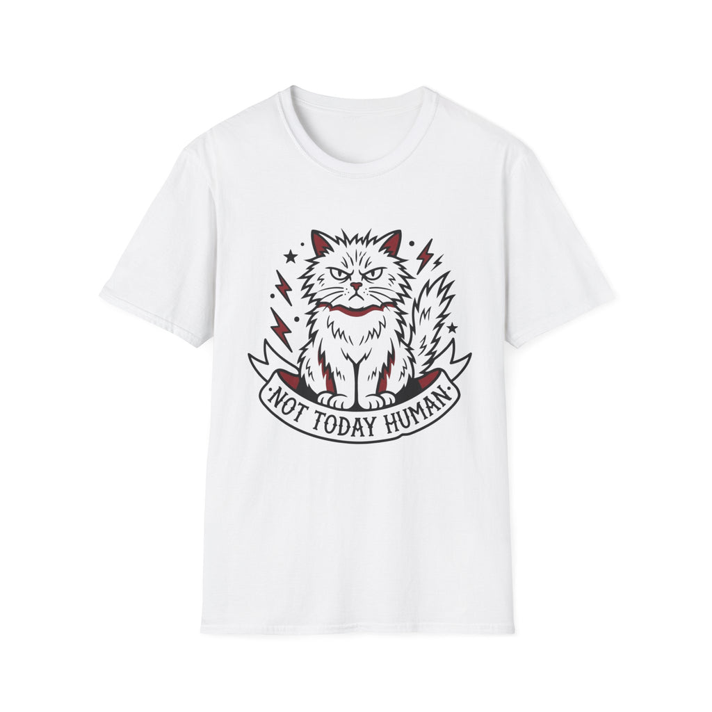 Not Today Human Cat T-Shirt
