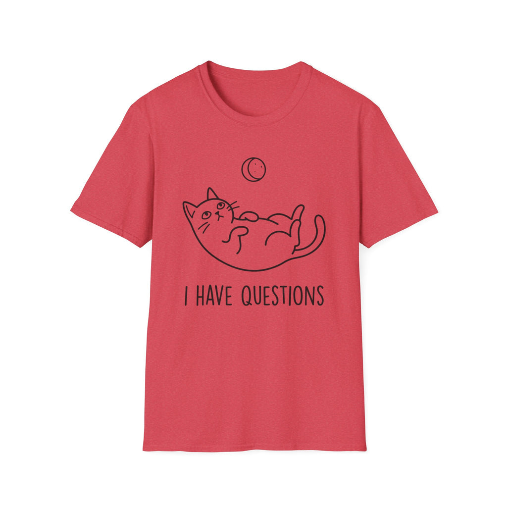 I Have Questions Cat T-Shirt