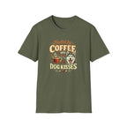 Coffee Kiss Husky Dog T-Shirt