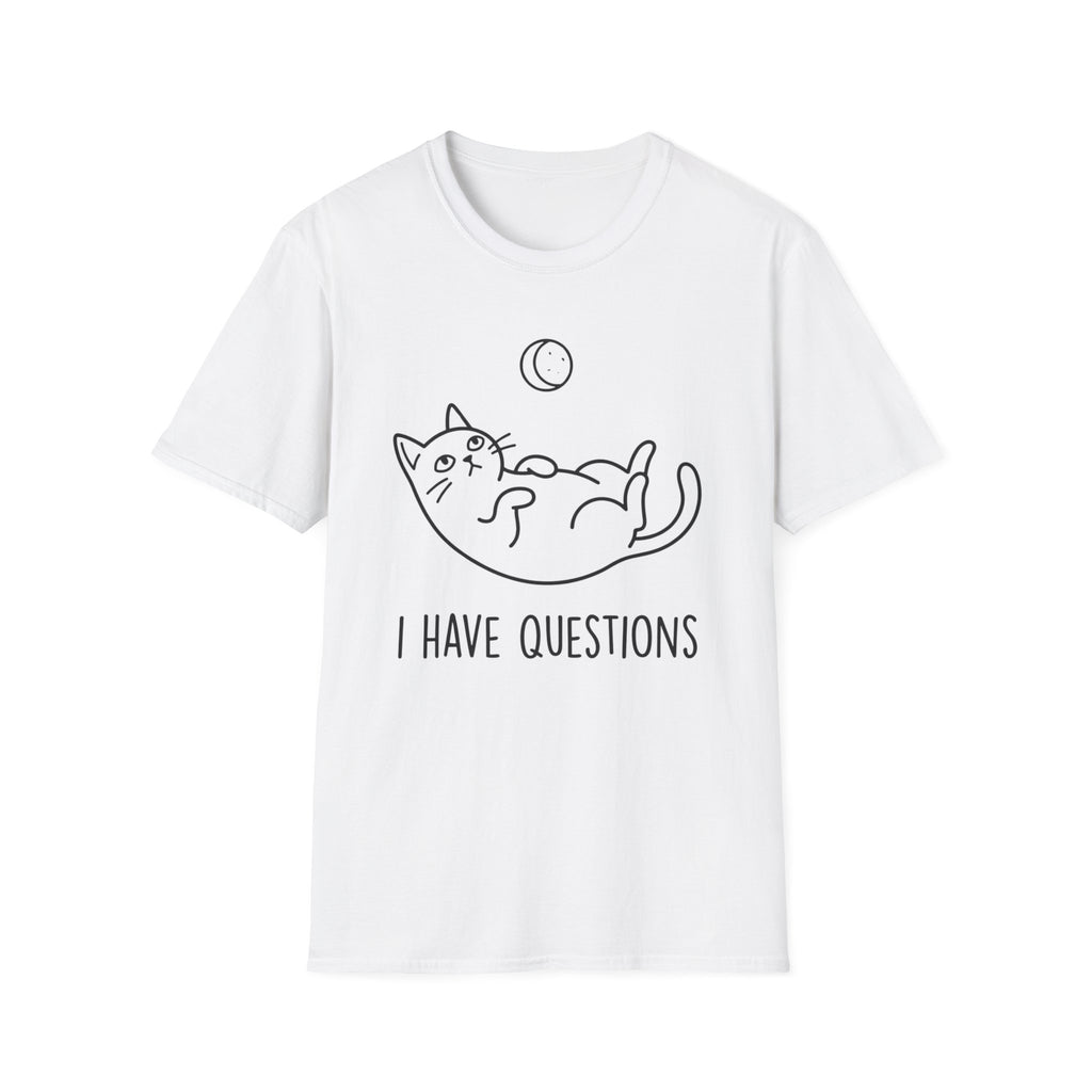 I Have Questions Cat T-Shirt