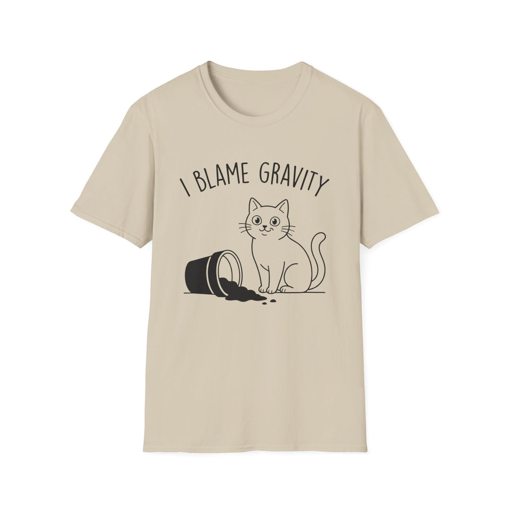 I'm Blame Gravity 2 Cat T-Shirt