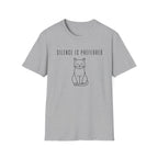 Silence Is Preferred Cat T-Shirt