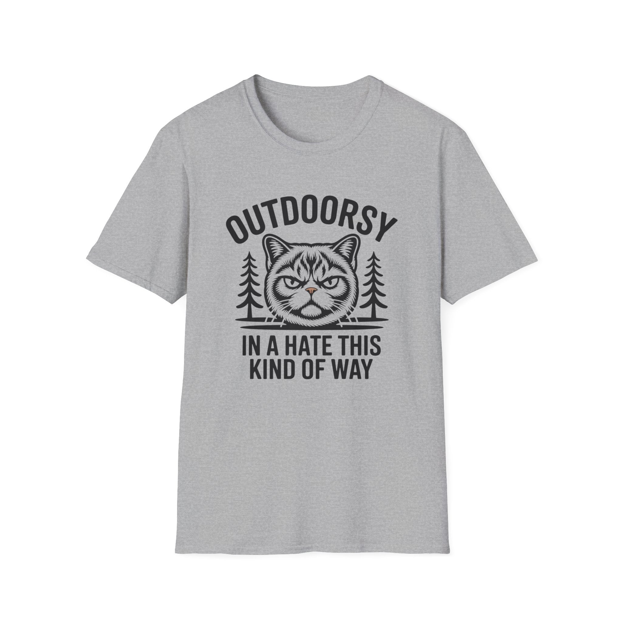 Outdoorsy Cat T-Shirt