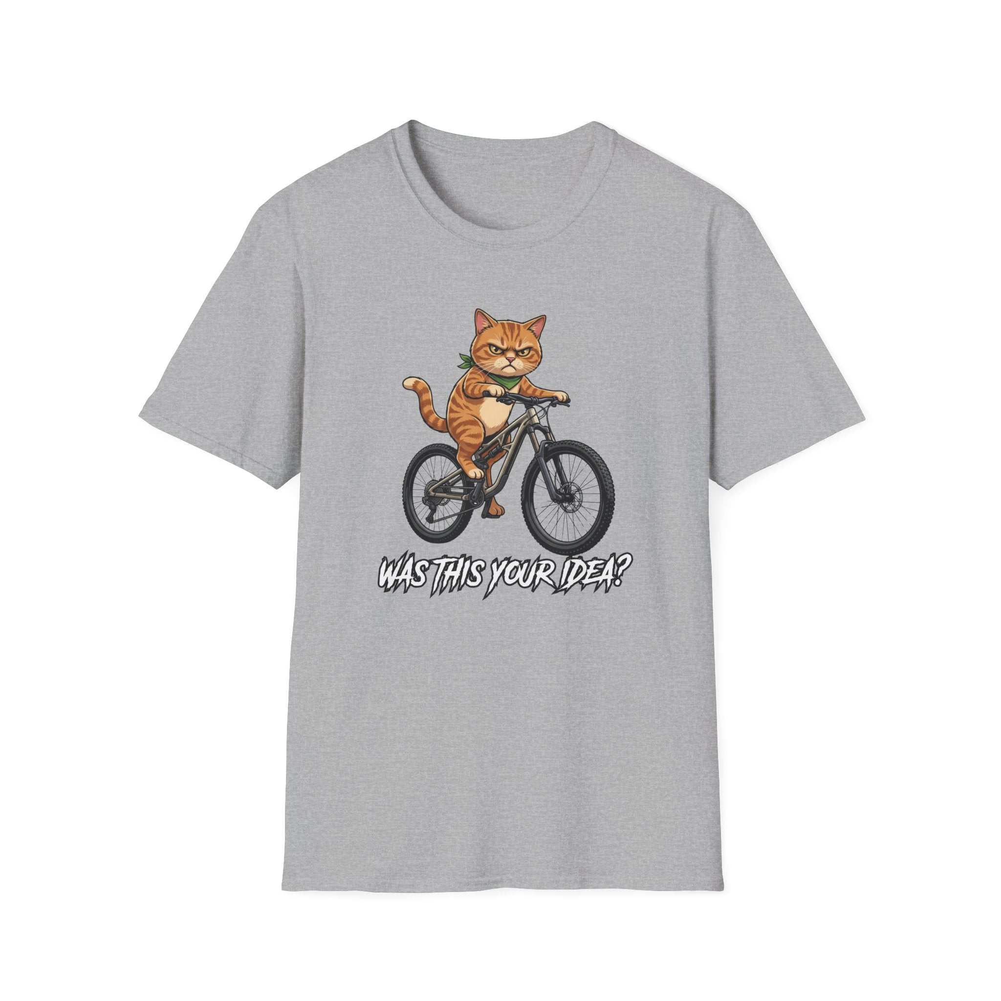 Was This Your Idea Bicycle Cat T-Shirt