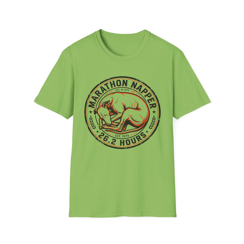 Marathon Napper Dog T-Shirt