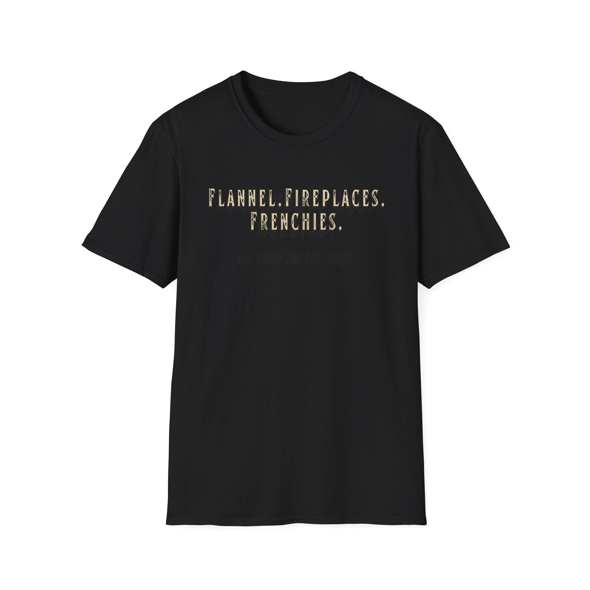 Flannel Frenchies Dog T-Shirt