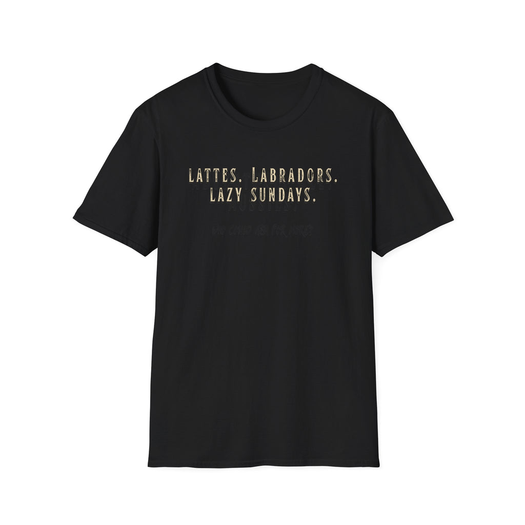 Lattes Labrador Dog T-Shirt