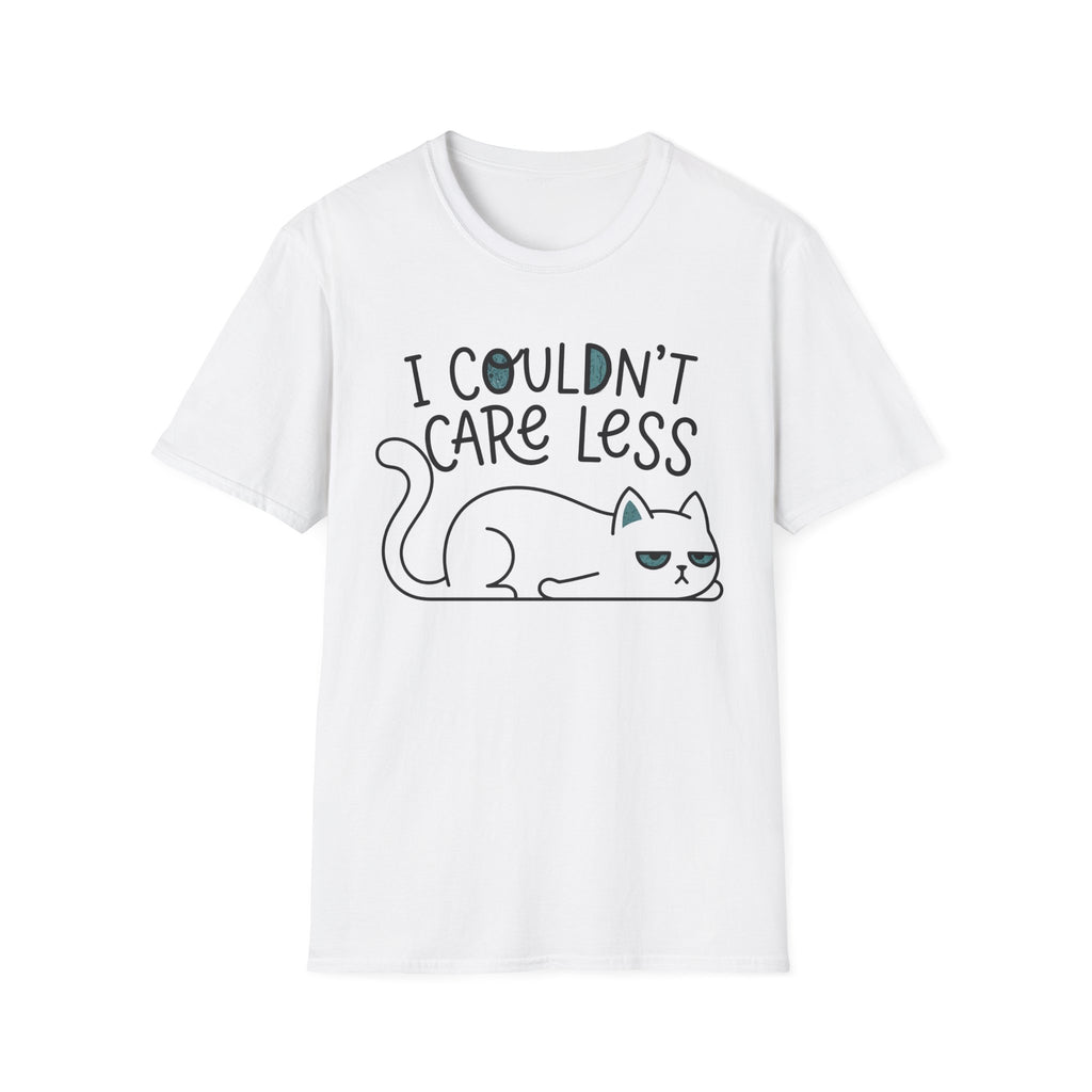 I Couldn't Care Less Cat T-Shirt
