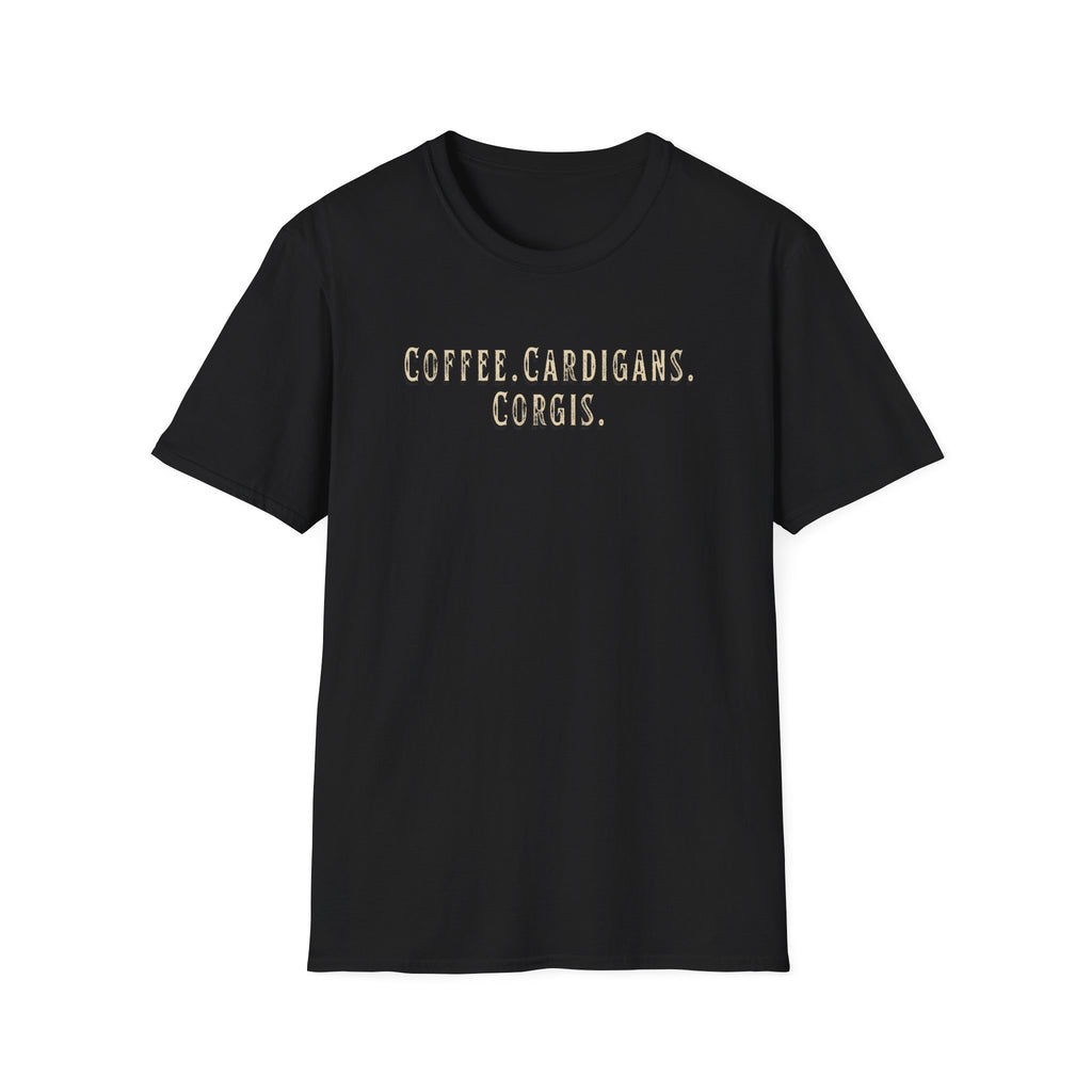 Coffee Corgis Dog T-Shirt