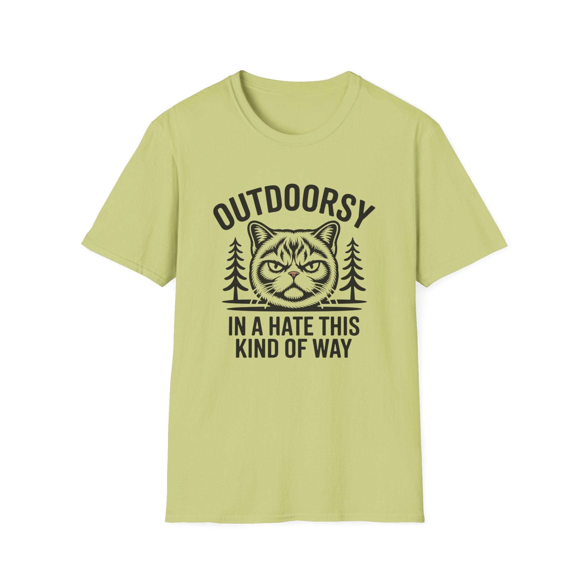 Outdoorsy Cat T-Shirt