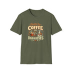 Coffee Kiss Australian Shepherd Dog T-Shirt