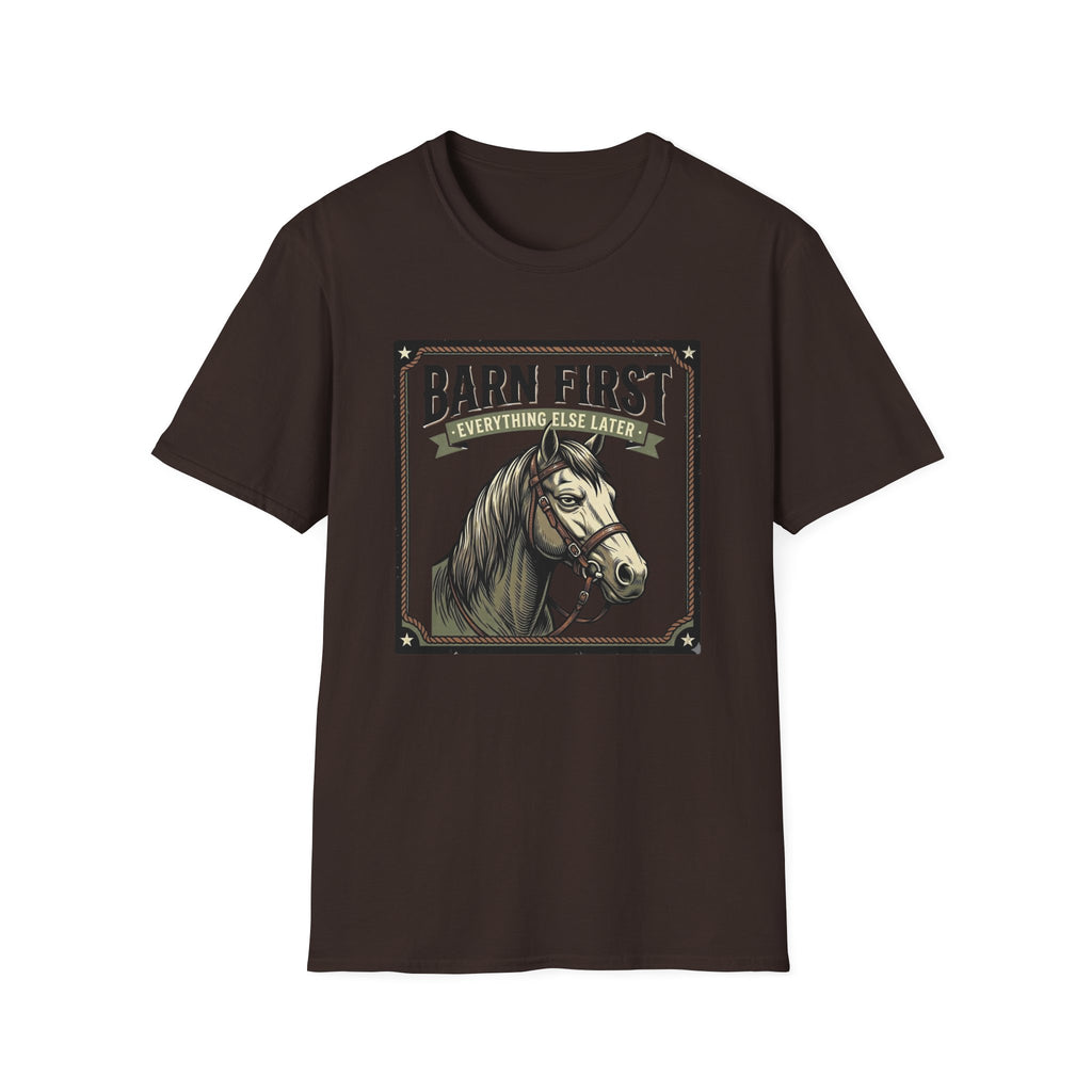 Barn First Horse T-Shirt