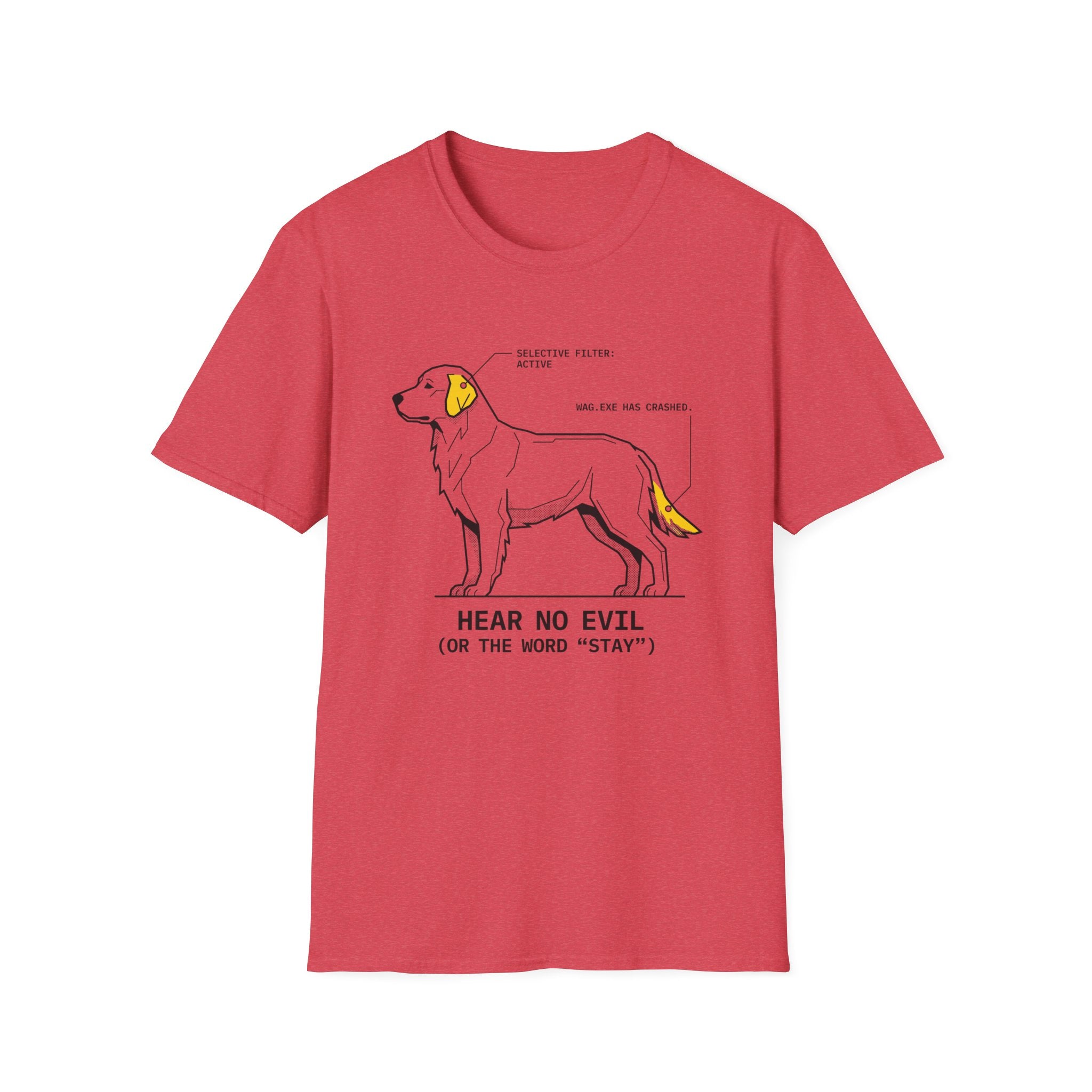 Hear No Evil Dog T-Shirt