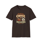 Coffee Kiss Husky Dog T-Shirt