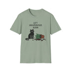 Left Unsupervised Again Cat T-Shirt