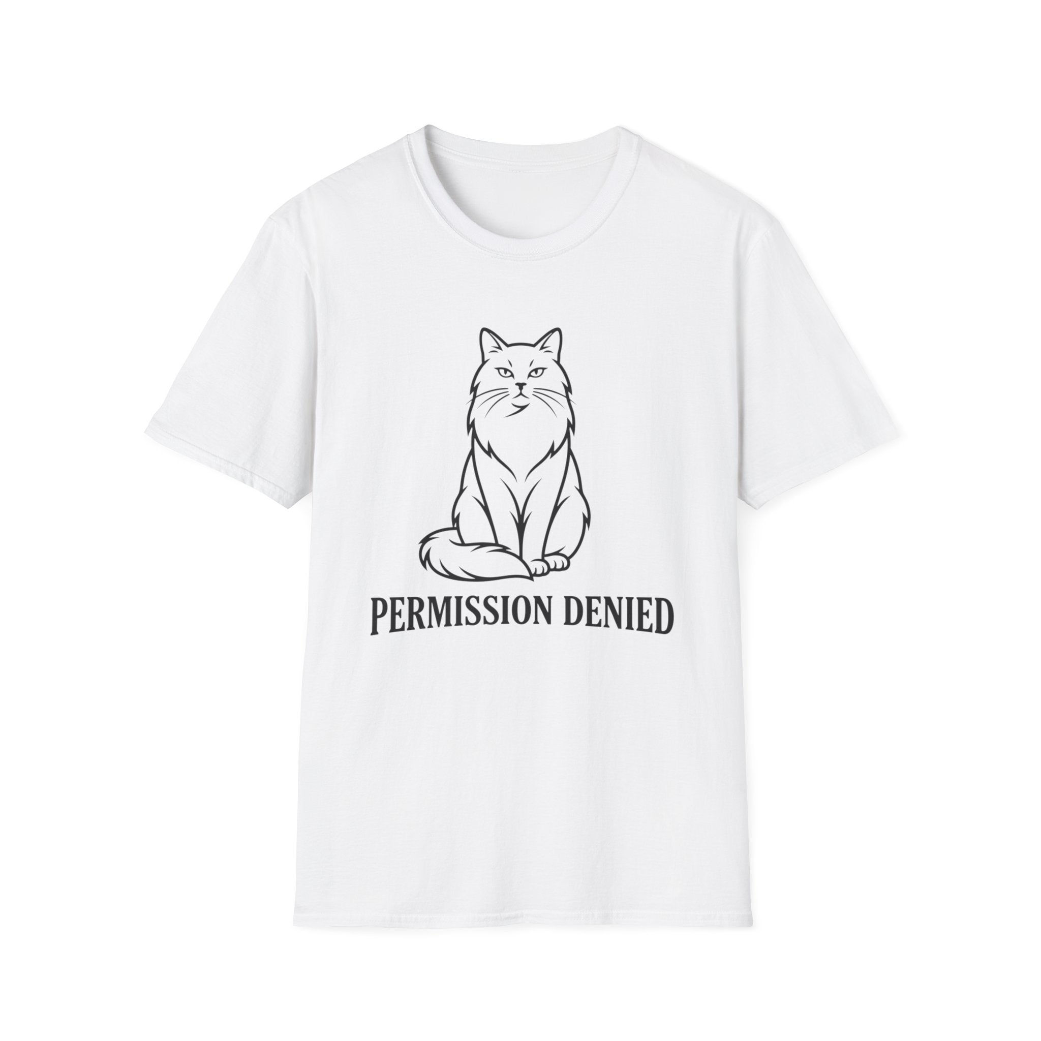 Permission Denied Cat T-Shirt