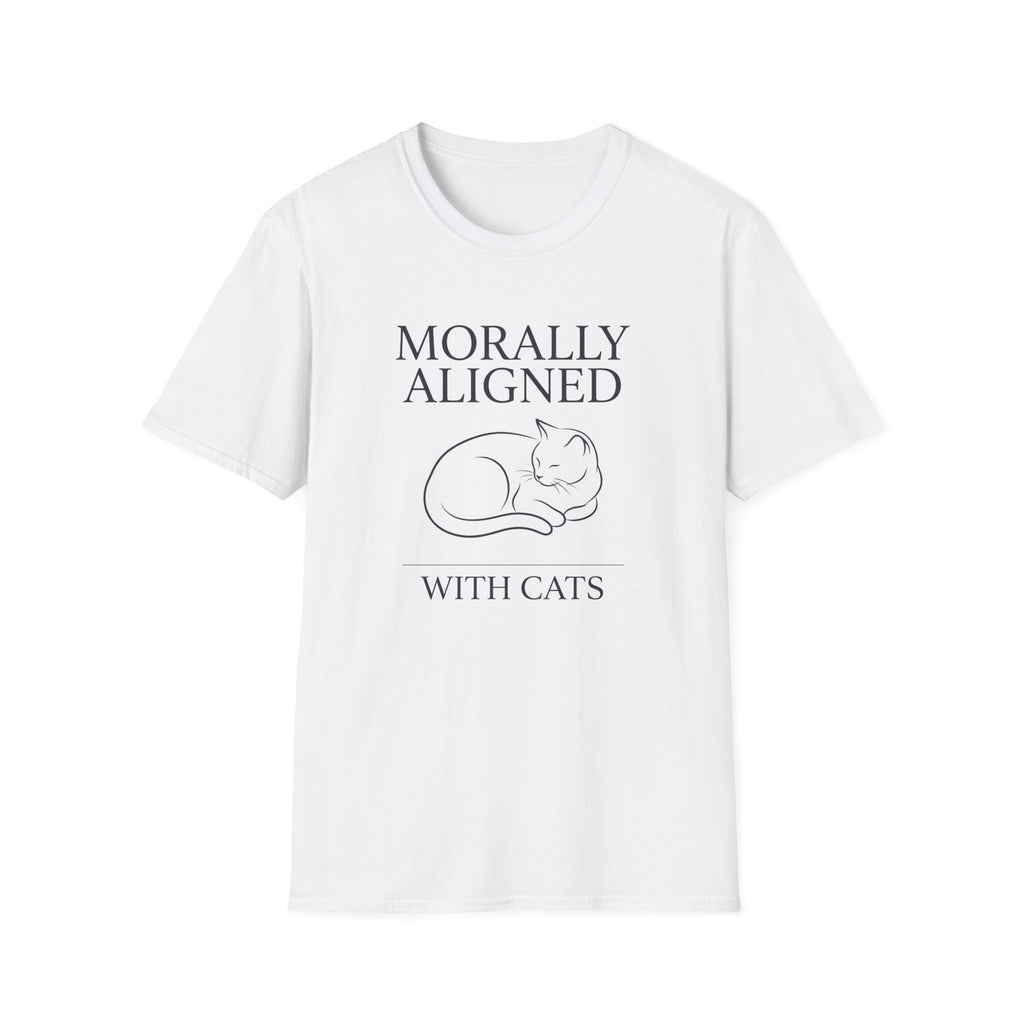 Morally Aligned With Cats T-Shirt