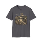 Schnauzer on a Stone Wall Dog T-Shirt