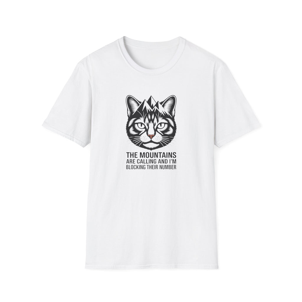 Mountains Are Calling Cat T-Shirt