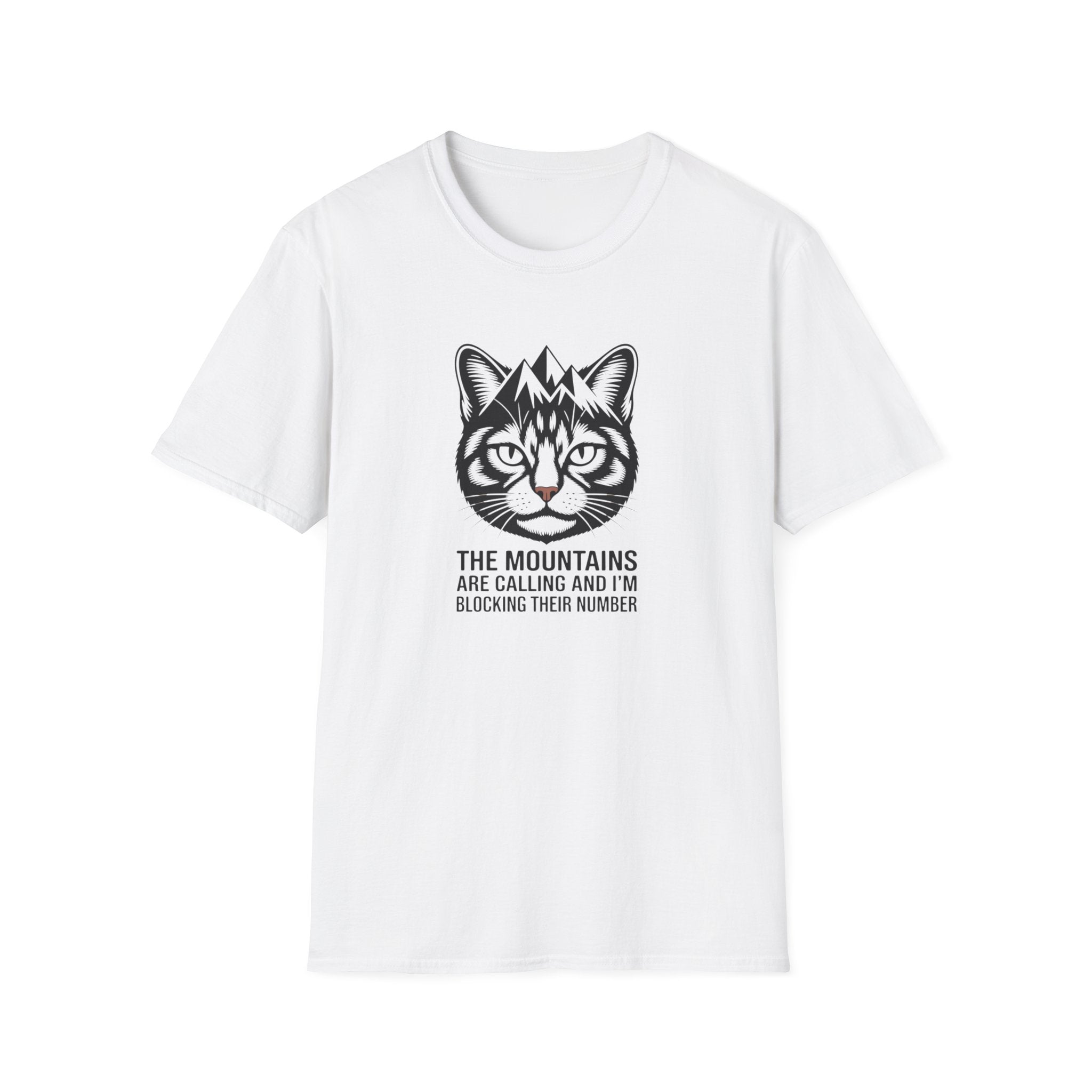 Mountains Are Calling Cat T-Shirt