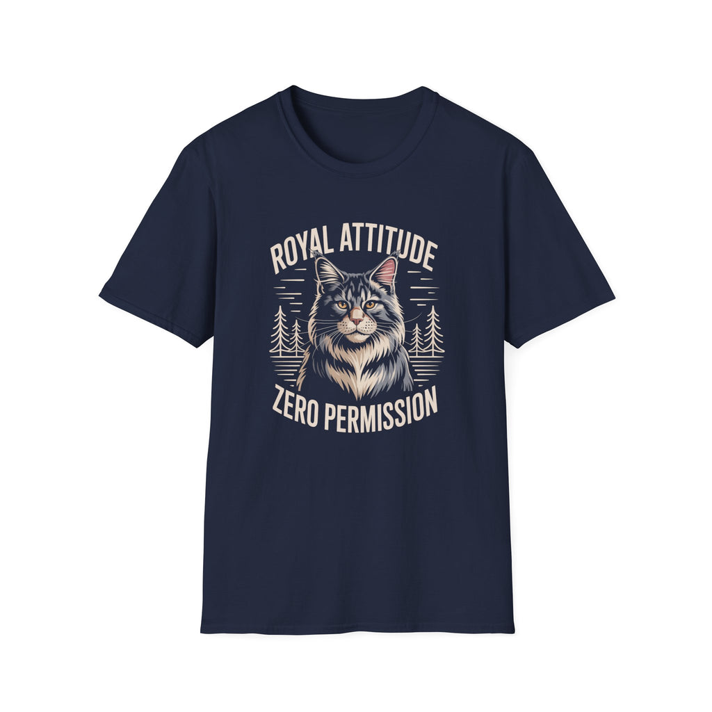 Royal Attitude Maine Coon Cat T-Shirt