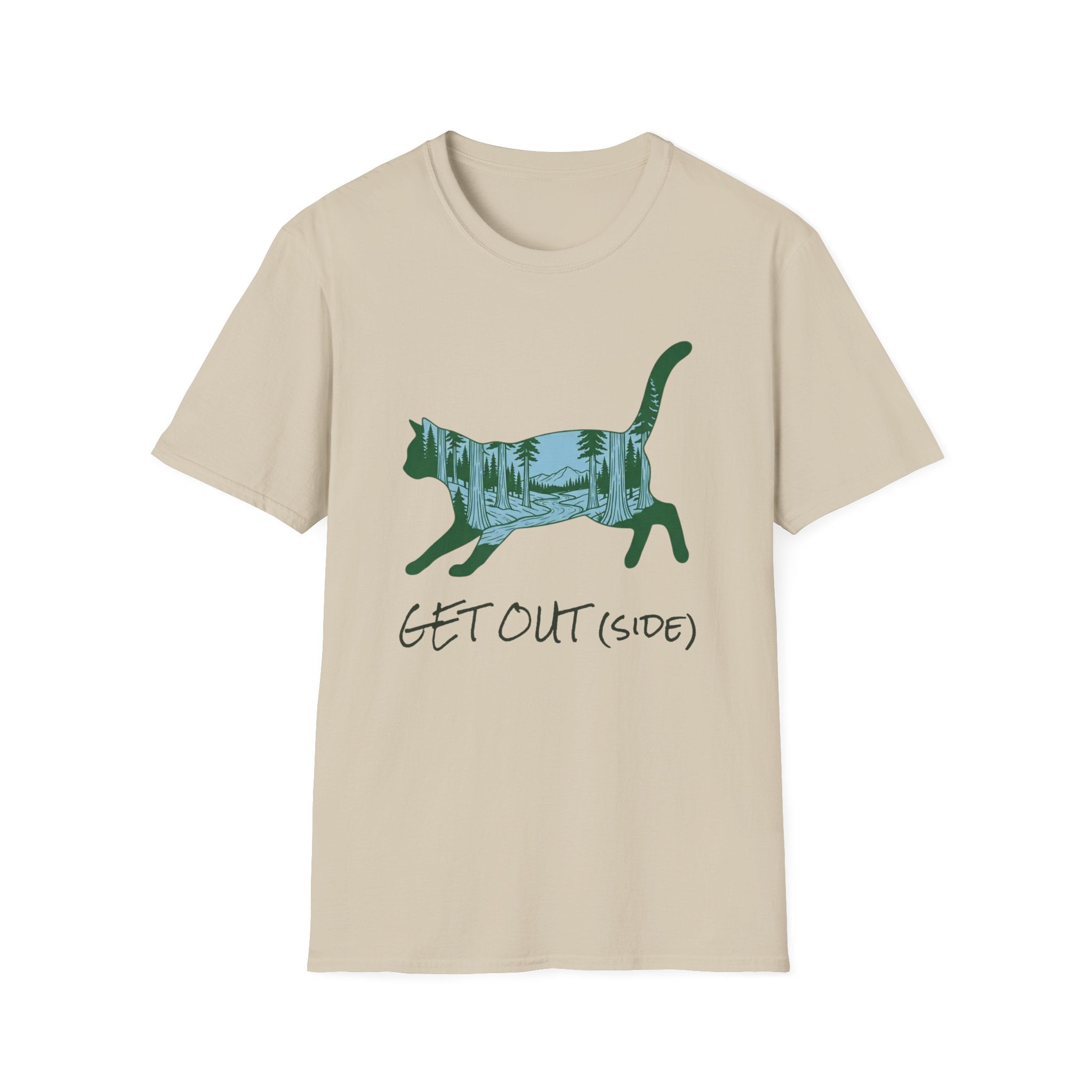 Get Outside Cat T-Shirt