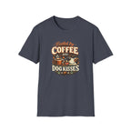 Coffee and Kisses Dog T-Shirt