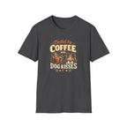 Coffee Kiss Sheltie Shetland Sheepdog Dog T-Shirt