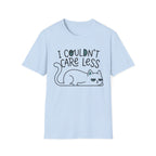 I Couldn't Care Less Cat T-Shirt