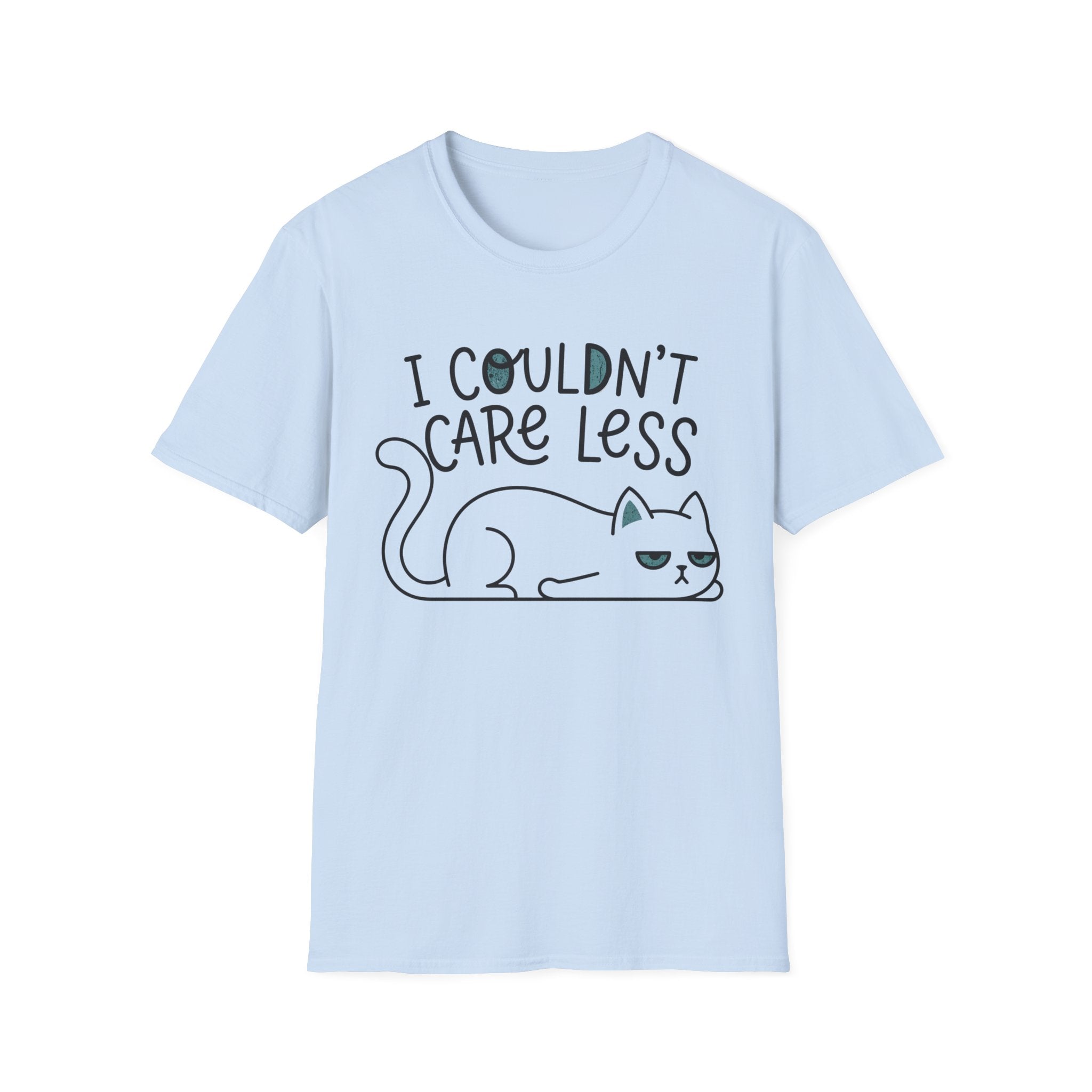 I Couldn't Care Less Cat T-Shirt