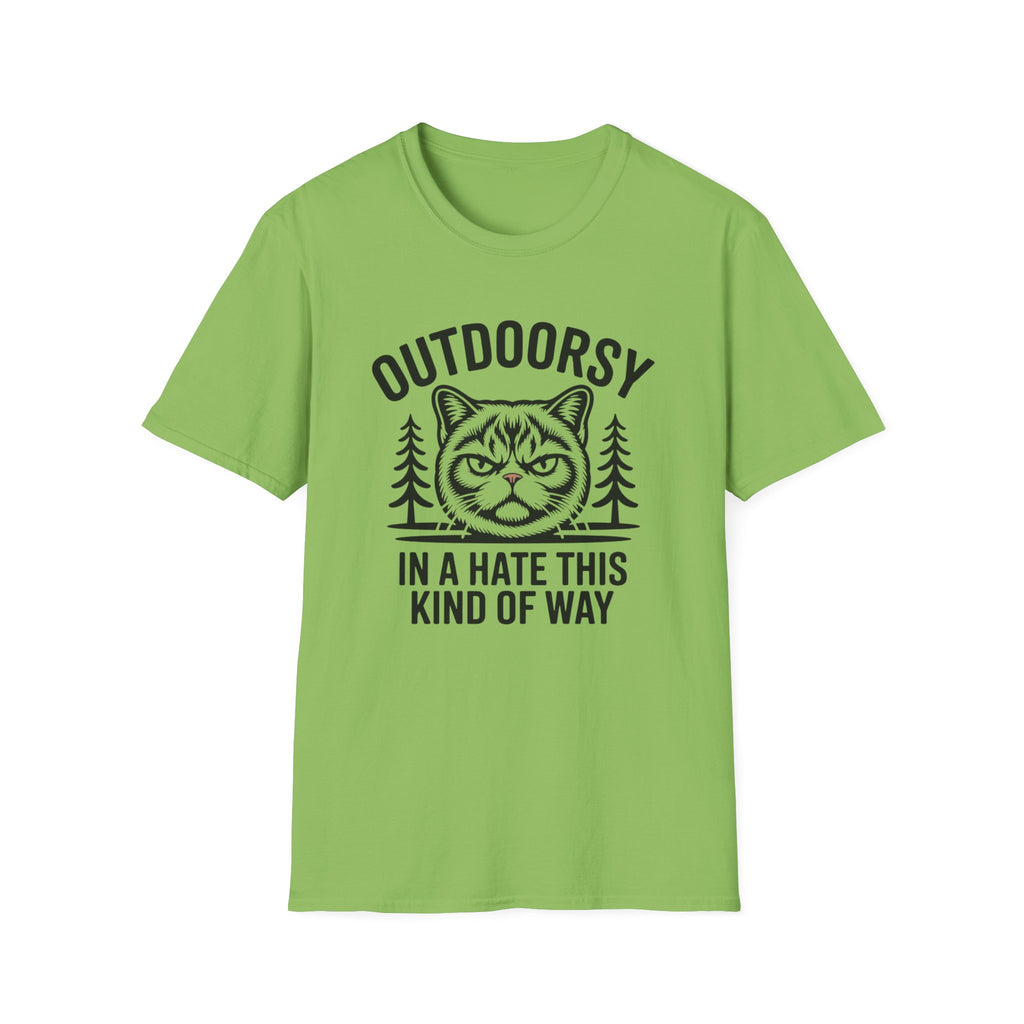 Outdoorsy Cat T-Shirt