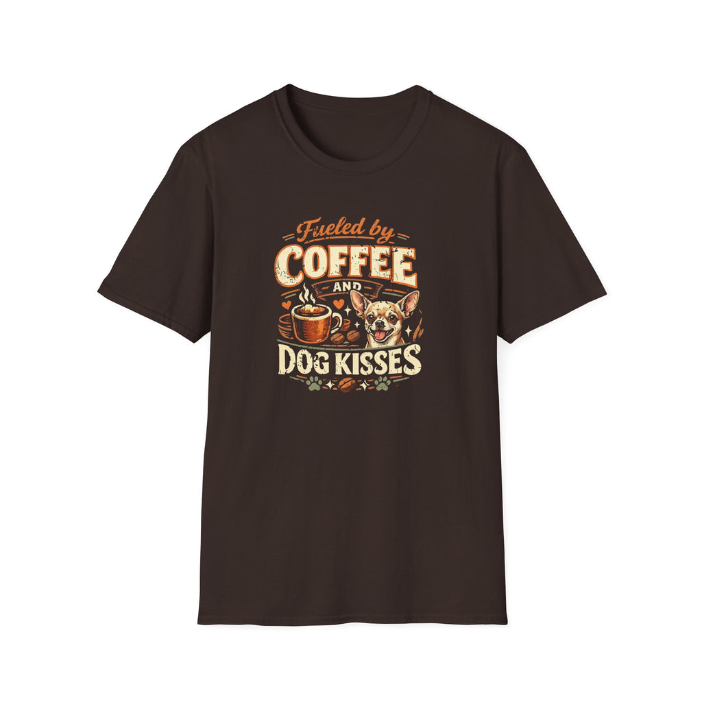 Coffee Kiss Chihuahua Dog T-Shirt