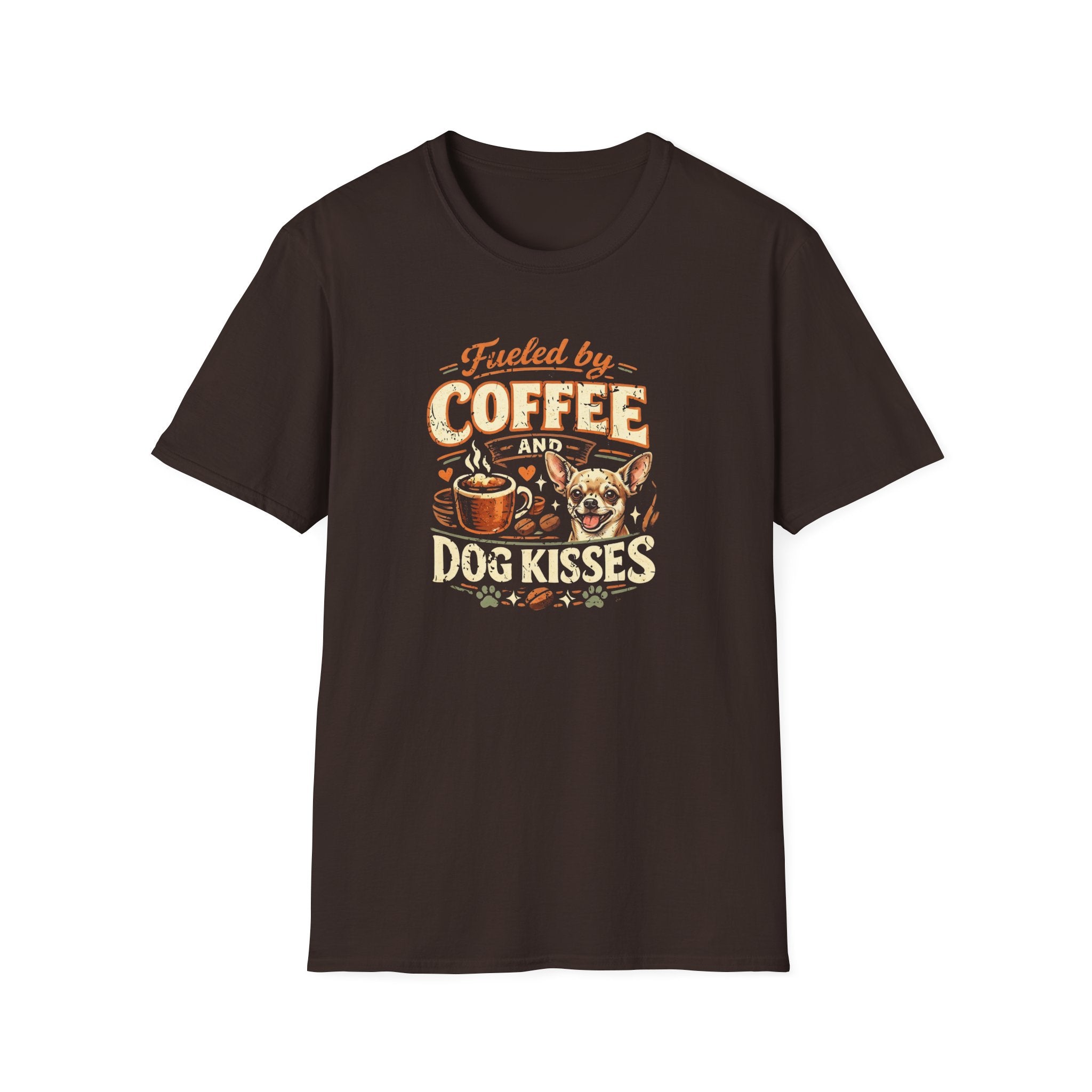 Coffee Kiss Chihuahua Dog T-Shirt