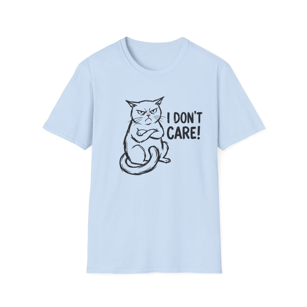 I Don't Care Cat T-Shirt