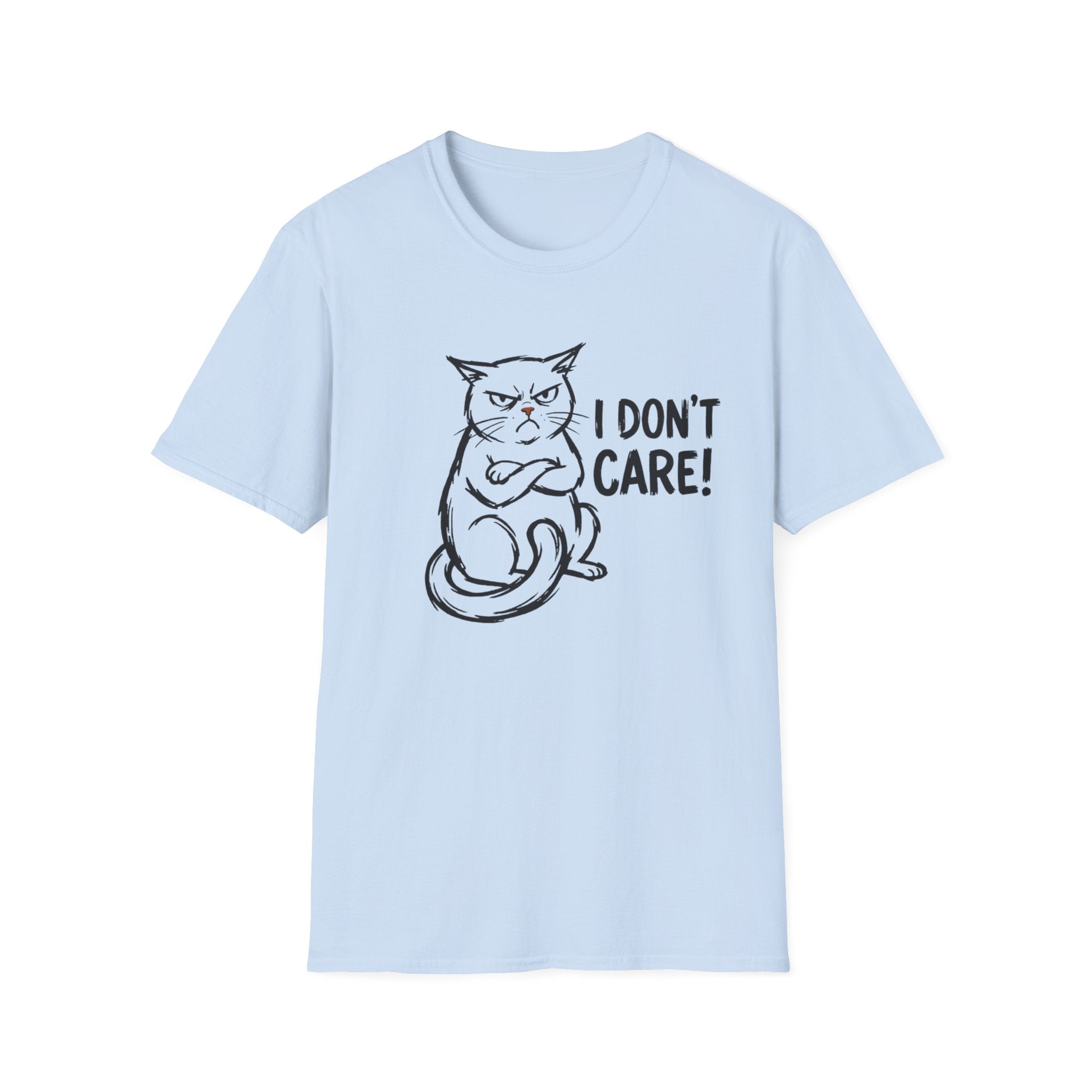 I Don't Care Cat T-Shirt