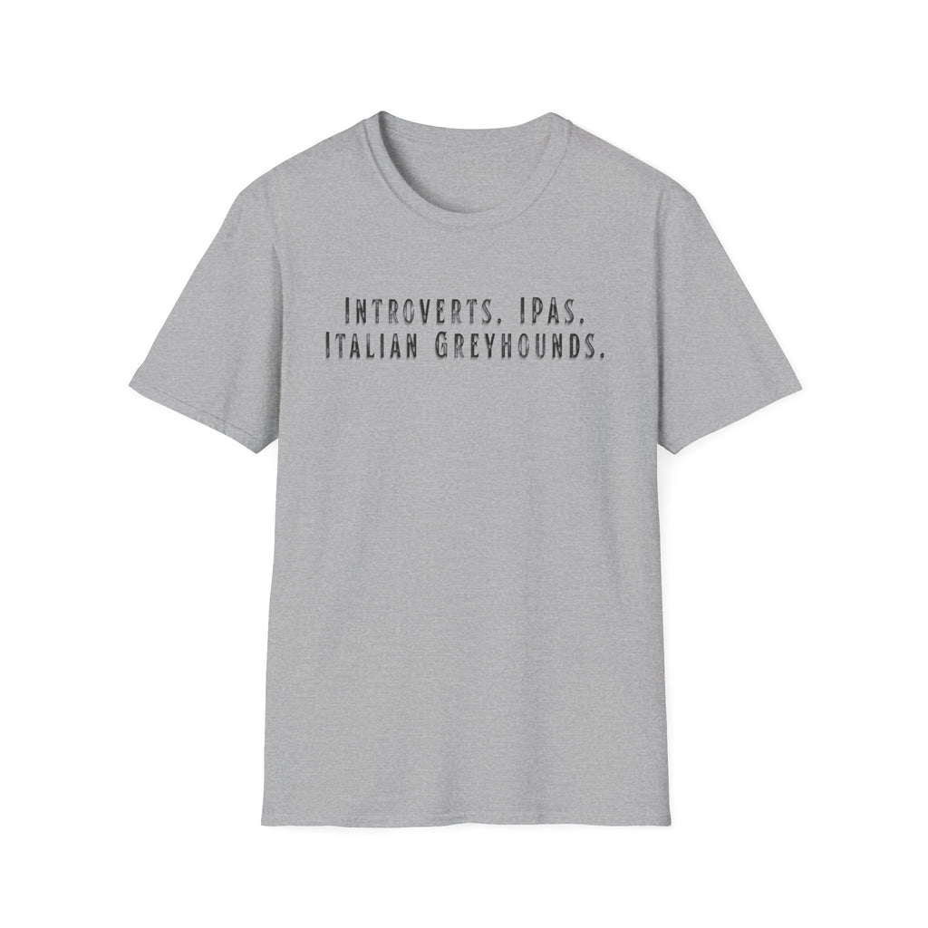Introvert Italian Greyhound Dog T-Shirt