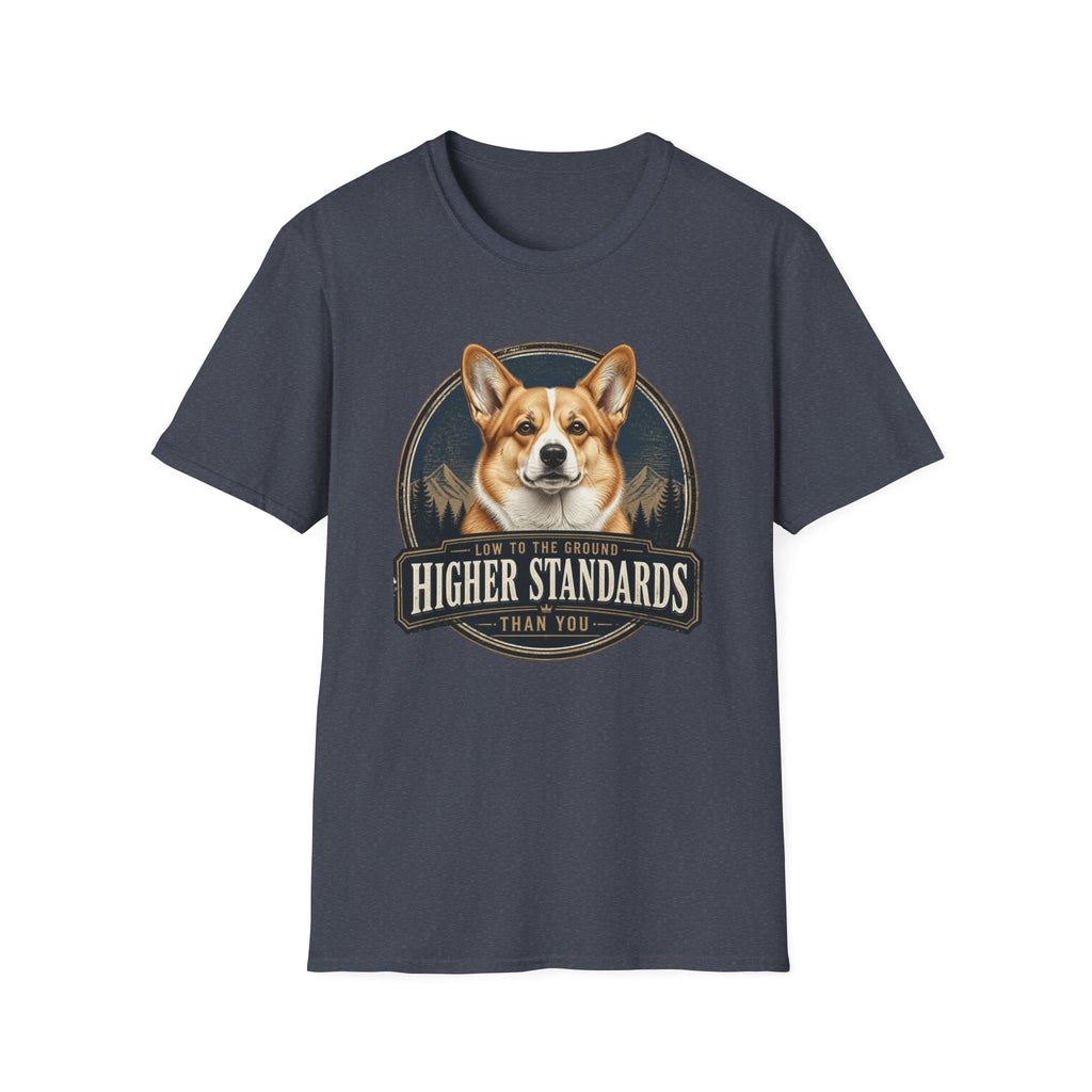 Low To The Ground Corgi Dog T-Shirt