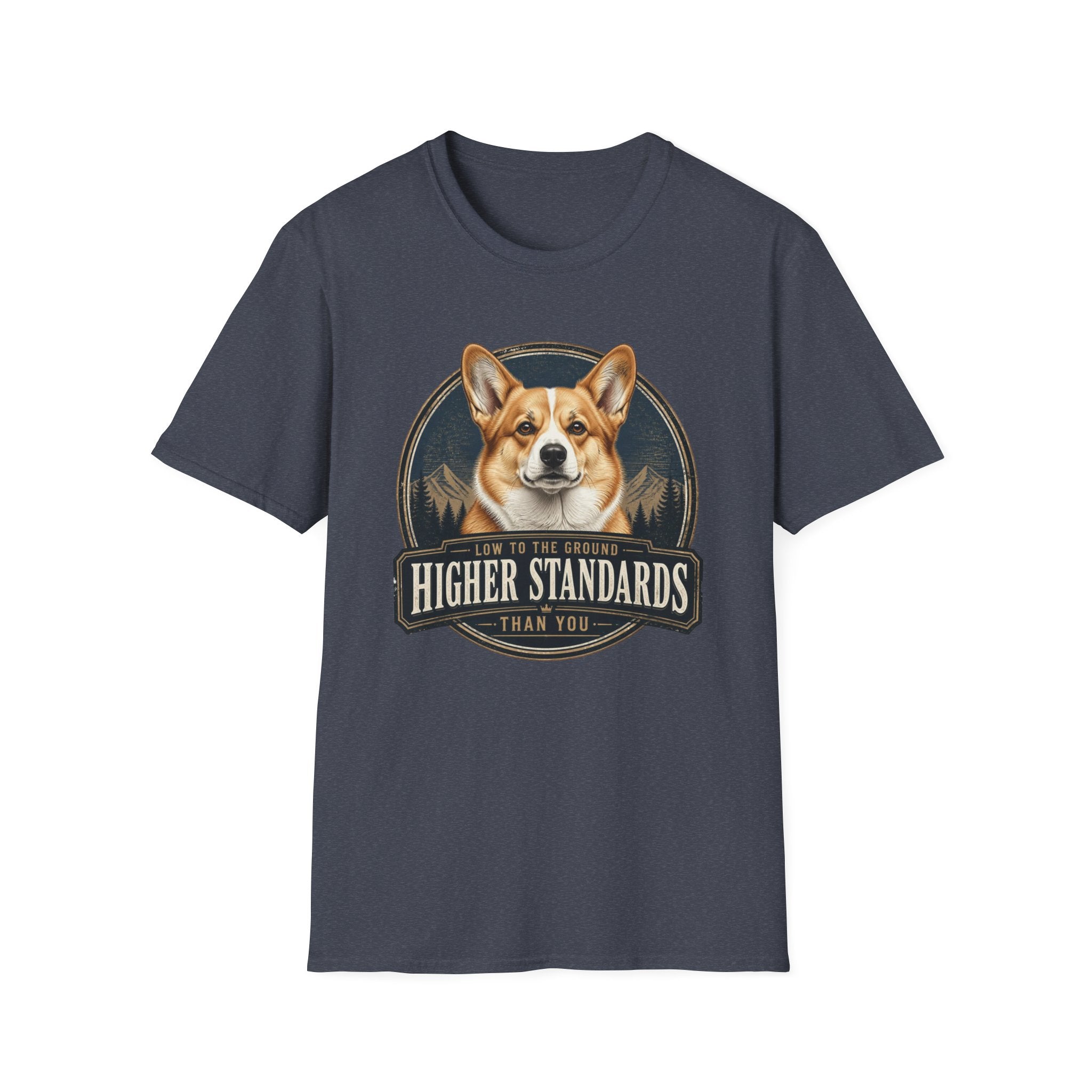 Low To The Ground Corgi Dog T-Shirt
