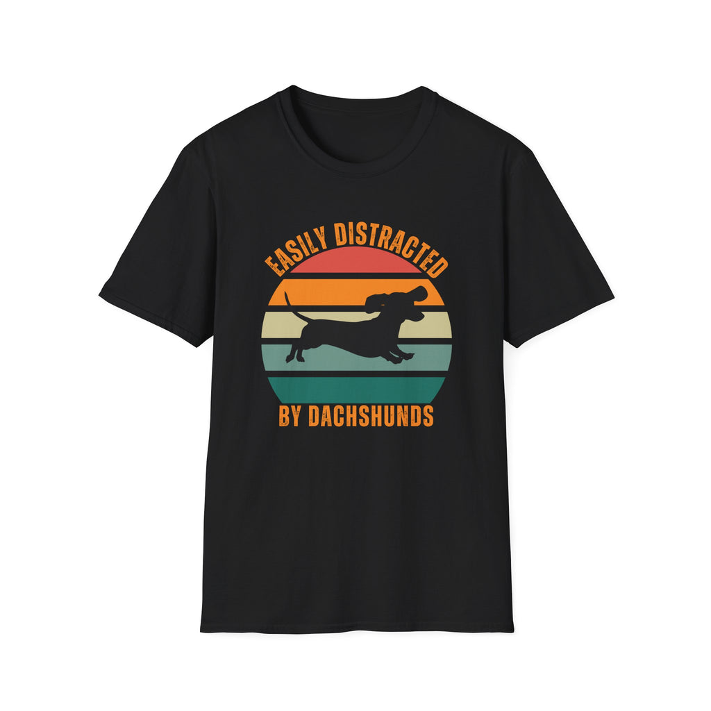Easily Distracted By Dachshunds Dog T-Shirt