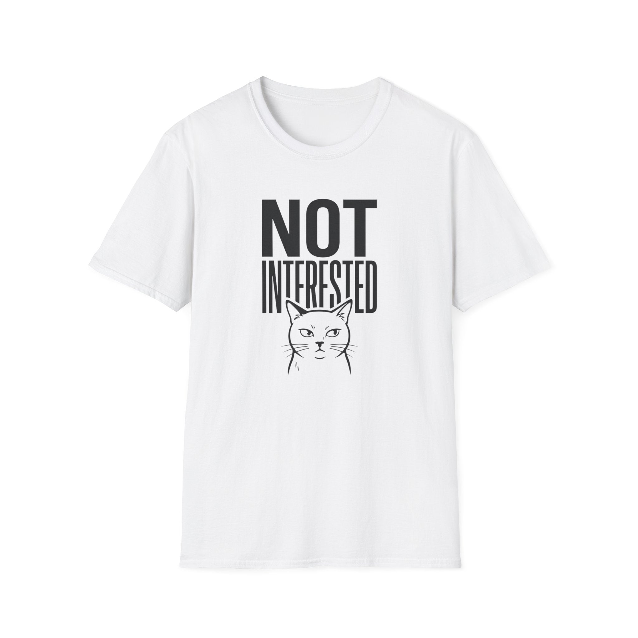 Not Interested Cat T-Shirt