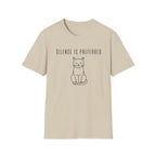 Silence Is Preferred Cat T-Shirt