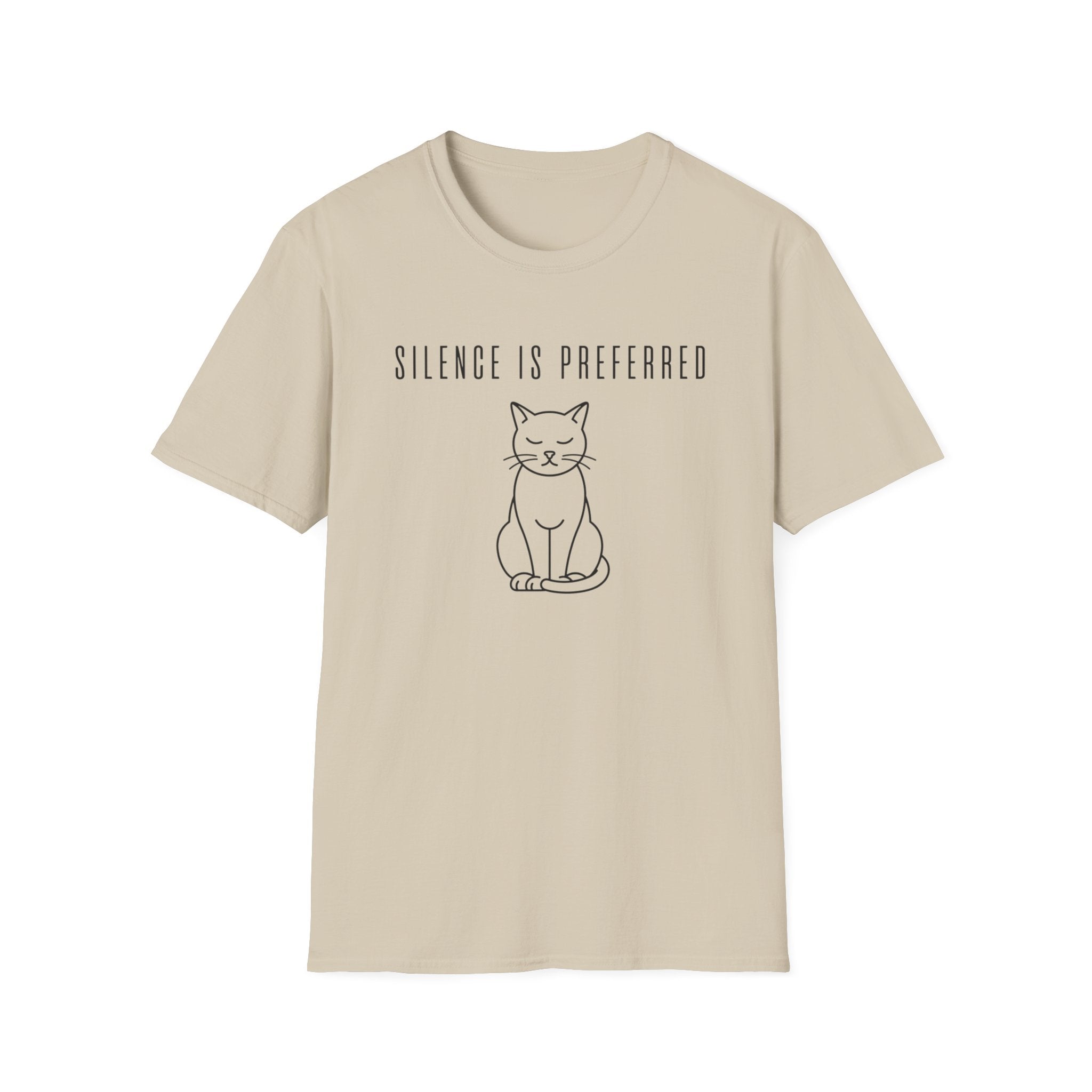 Silence Is Preferred Cat T-Shirt