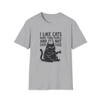 I Like Cats More Than People Cat T-Shirt